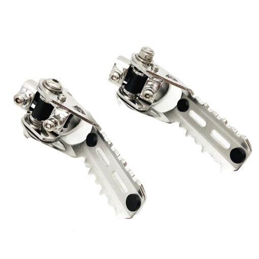 Highway Pegs for Adventure Bikes (Silver) - Image 7