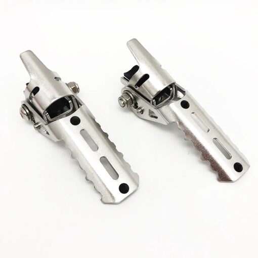 Highway Pegs for Adventure Bikes (Silver) - Image 8
