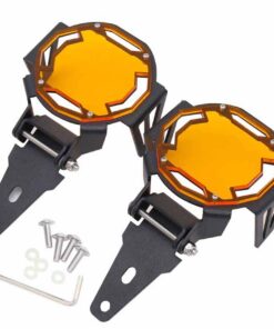 Fog Light Guards For 2013+ BMW GS Adventure Bikes (Orange)
