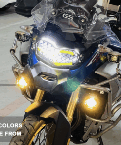 Fog Light Guards For 2013+ BMW GS Adventure Bikes (Orange)