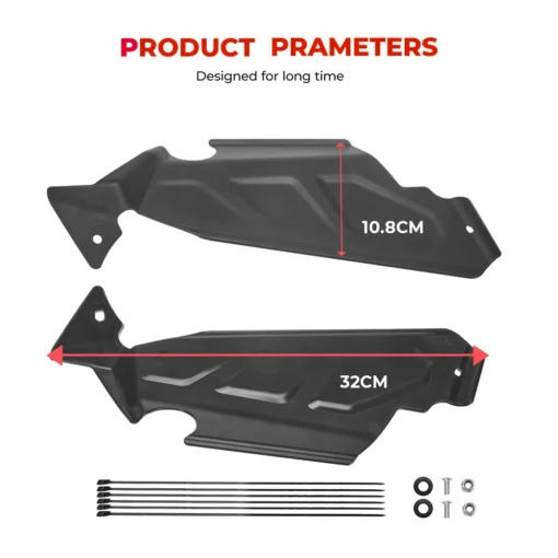 BMW R1200/R1250 GS/GSA LC Under Rack Splash Guards - Image 3
