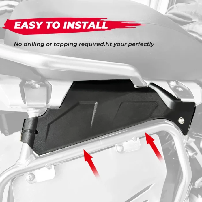 Protège-mains Handguard Pour BMW R1200/1250 GS Adventure (2014-2023) - ABS, Transparent/fumée/noir, 1 Paire