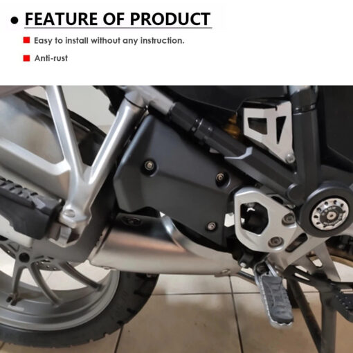 Side Frame Guard BMW R1200/R1250 GS/GSA (Black) - Image 3