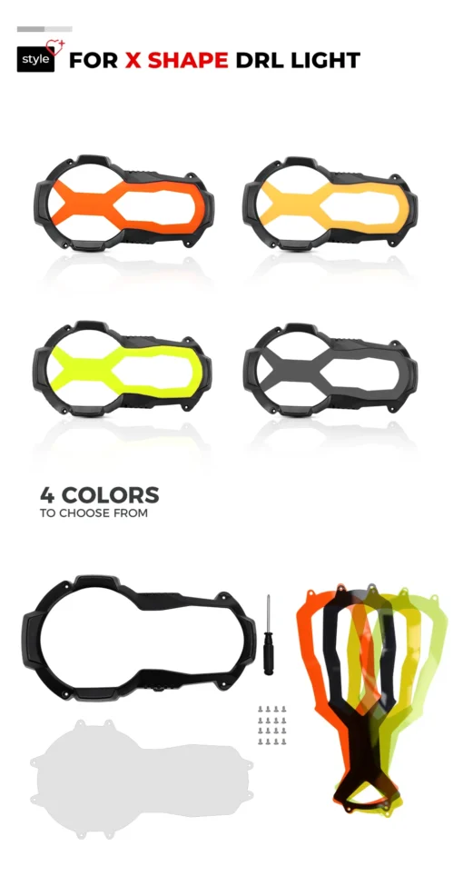 Headlight Guard Multi-Color BMW R1200/R1250 GS/GSA (4 Colors) - Image 6