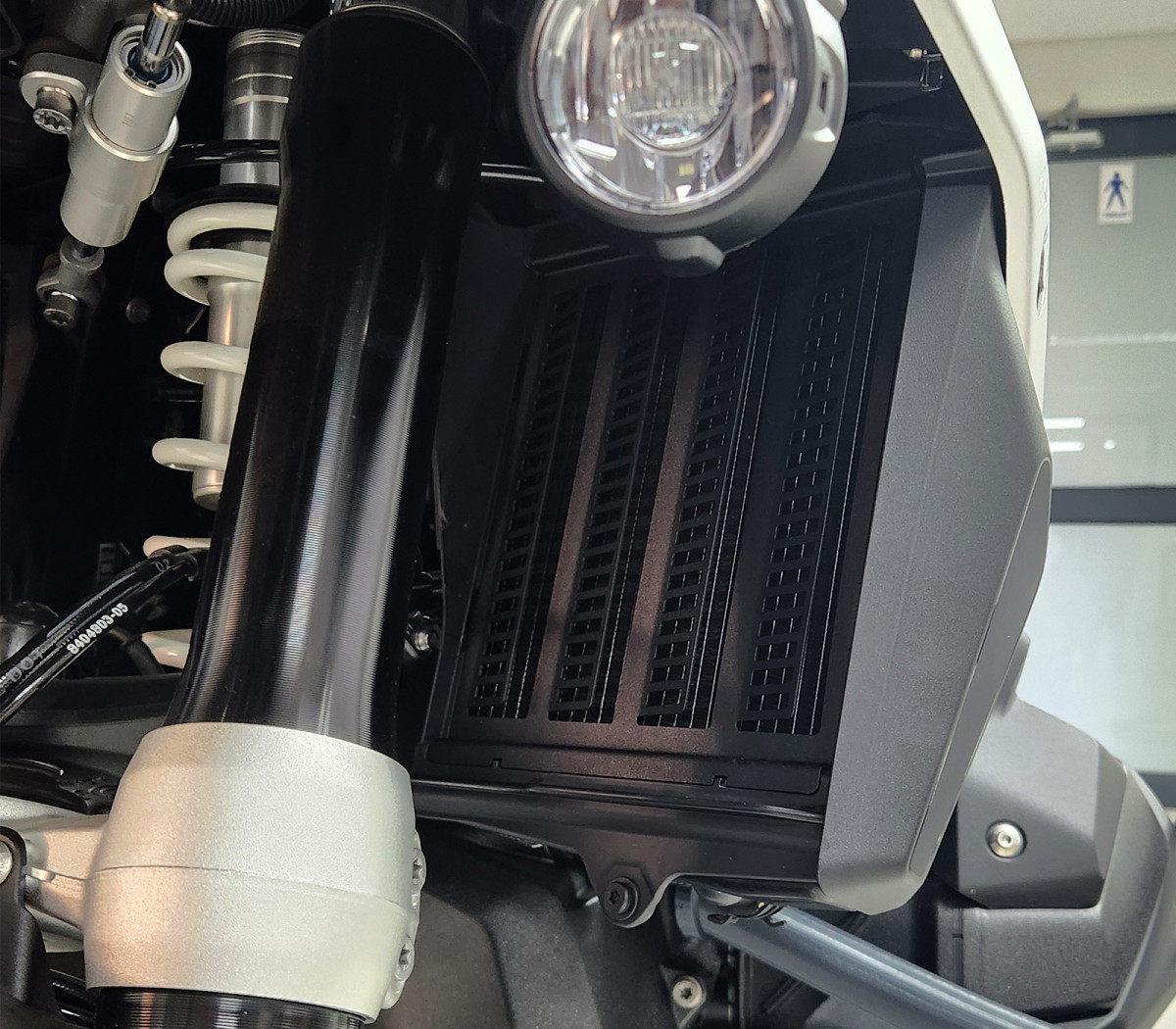 BMW R1300GS Radiator Guards Black GSGear.co.za