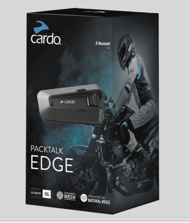Cardo Packtalk Edge Single waterproof Bluetooth intercom