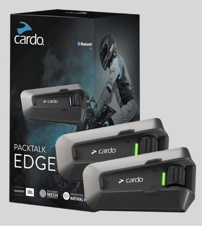 Cardo Packtalk Edge Duo waterproof Bluetooth intercom