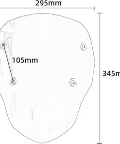 Smoked Windscreens for BMW R1300 GS
