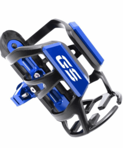 Motorcycle Bottle Holder Compatible with BMW GS Bikes - Blue