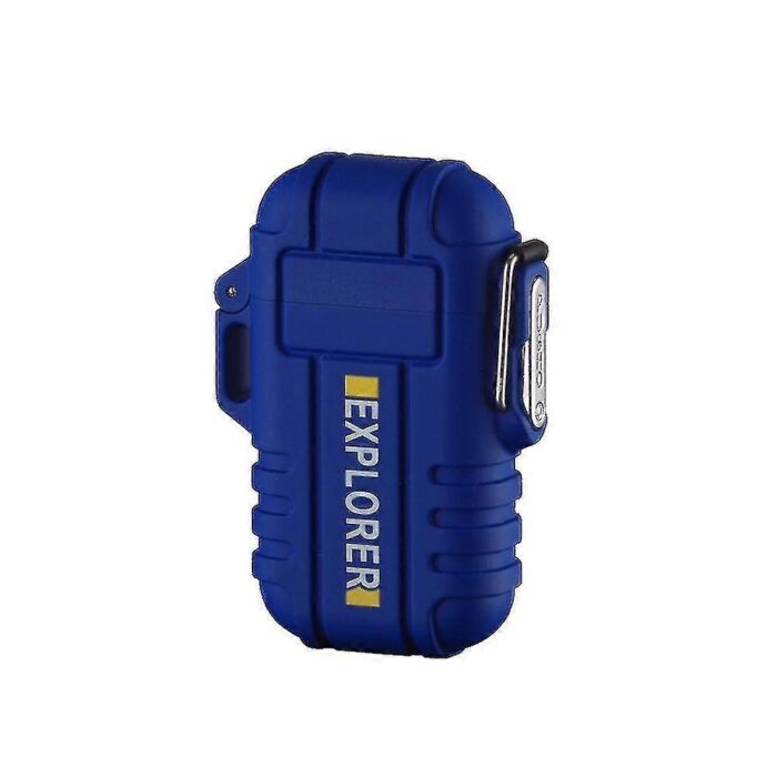 Waterproof Outdoor Rechargeable Lighter (Blue)