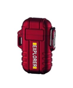 Waterproof Outdoor Rechargeable Lighter (Red)