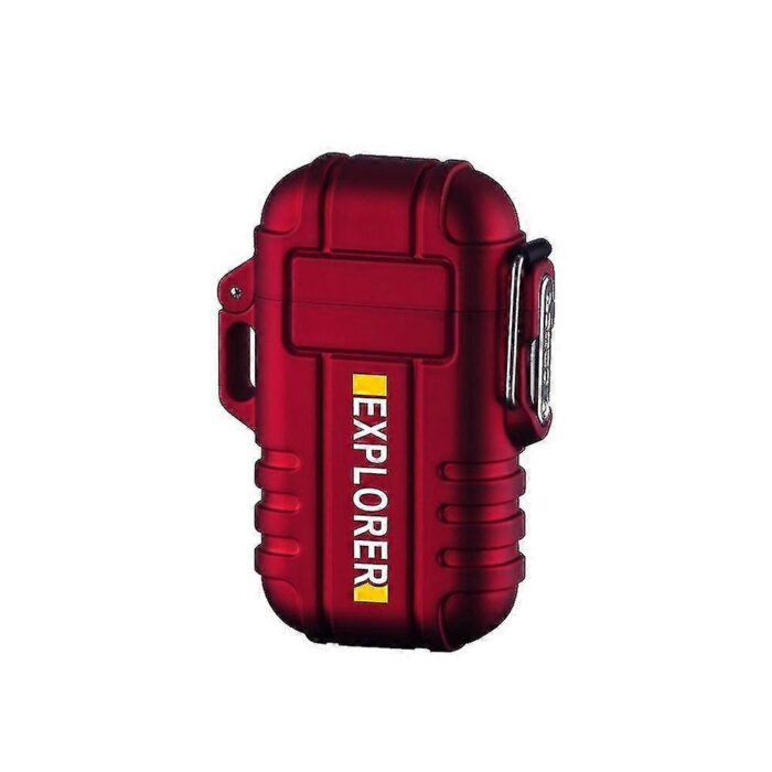 Waterproof Outdoor Rechargeable Lighter (Red)