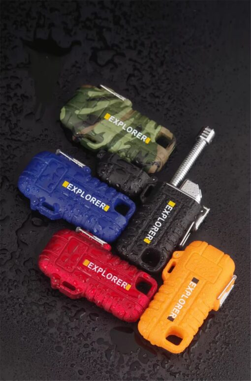 Waterproof Outdoor Rechargeable Lighter (Orange) - Image 4