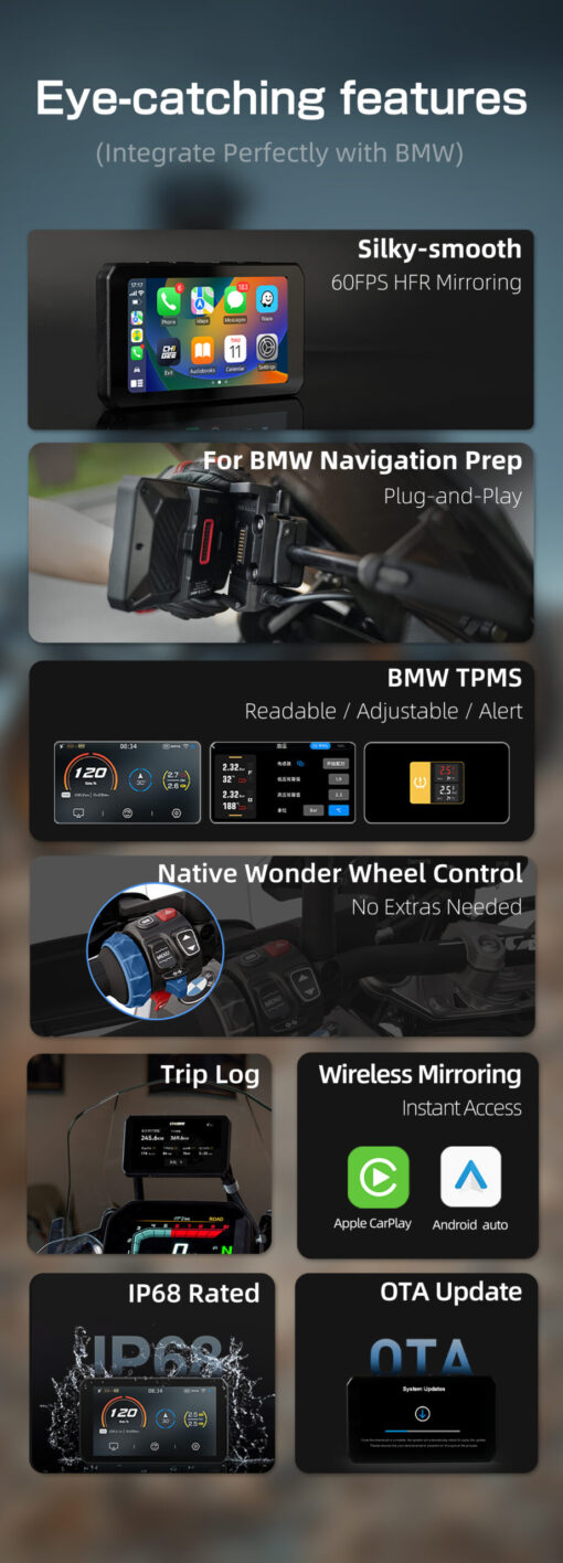 Chigee AIO-5 Navigation GPS Unit with Screen Protector - Image 4