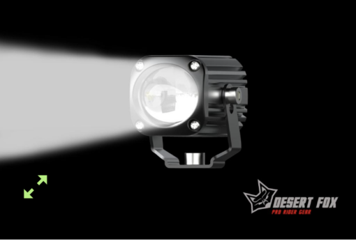 Desert Fox Raptor LED Spot Light Set with Crash Bar Mounts - Image 4