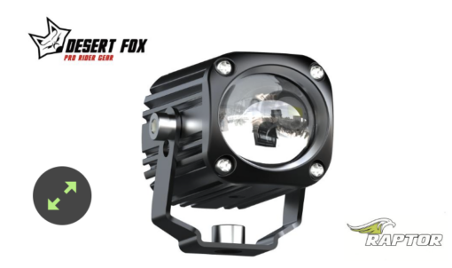 Desert Fox Raptor LED Spot Light Set with Crash Bar Mounts - Image 5