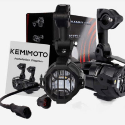 Fog Light Set for Adventure Bikes ( With Free Light Guards)