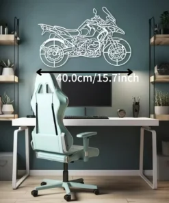 BMW GS Wall Art Silver 1200 : 1250