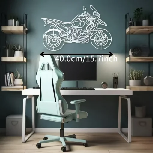 BMW GS Wall Art Silver 1200 : 1250