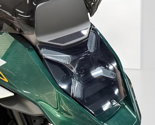 BMW R1300GS Motorcycle Headlight Protector - Smoked Grey - Image 2