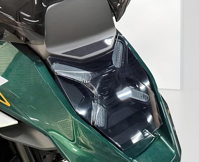 BMW R1300GS Motorcycle Headlight Protector - Smoked Grey - Image 2