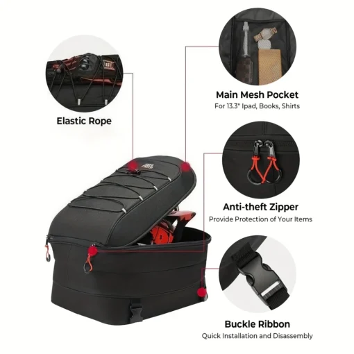 Universal Motorcycle Tail Bag