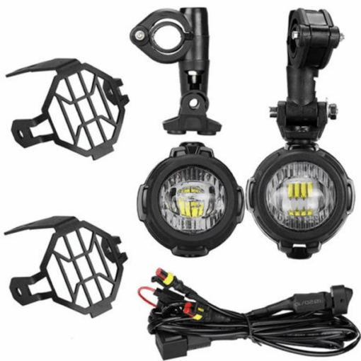 Fog Light Set for Adventure Bikes ( With Free Light Guards) - Image 2