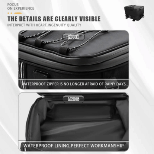 KR Adv/ Touring Aluminum Top Box and Pannier Box Top Bag or Tail Bag - Image 11