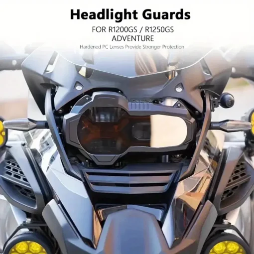 BMW R1200GS & R1250GS Adventure Headlight Protector - Reflective Lens 1