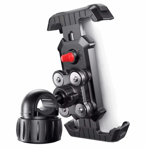 The Ultimate Phone Holder - With Built-In Shock Absorbers - For Motorbikes & Bicycles 360