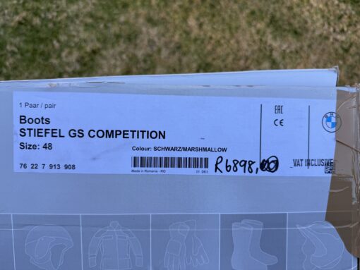 BMW GS Competition Boots Comp