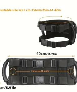 Motorcycle Passenger Safety Grab Belt – Secure Dual Grip for Kids & Adults