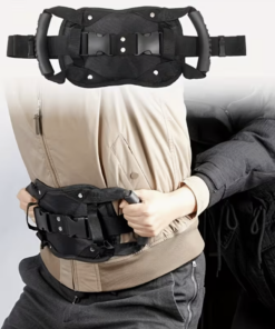Motorcycle Passenger Safety Grab Belt – Secure Dual Grip for Kids & Adults