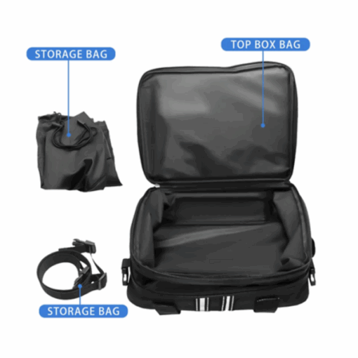 KR Adv/ Touring Aluminum Top Box and Pannier Box Top Bag or Tail Bag