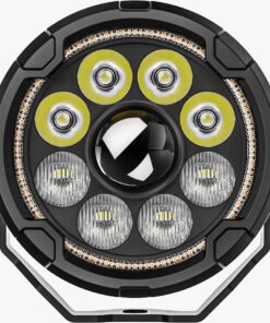 Motorcycle auxiliary lights with handlebar switch wiring harness