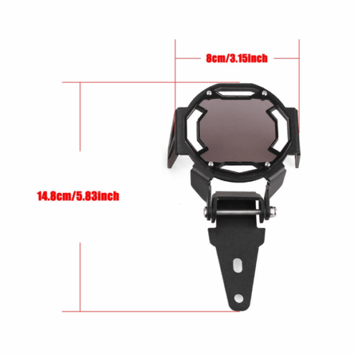 Fog Light Guards Compatible with BMW GS LC Adventure Bikes (Black) - Image 4