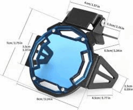 Fog Light Guards Compatible with BMW GS LC Adventure Bikes (Blue) - Image 2