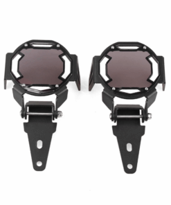 Fog Light Guards Compatible with BMW GS LC Adventure Bikes (Black)