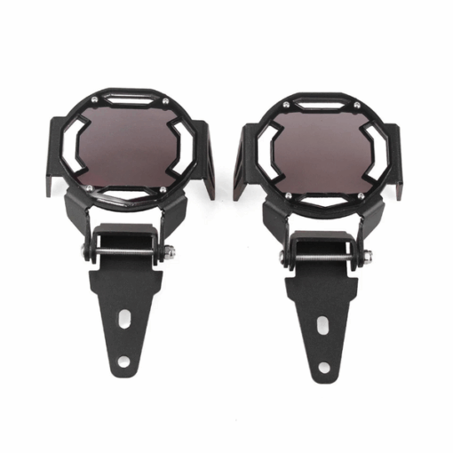Fog Light Guards Compatible with BMW GS LC Adventure Bikes (Black)