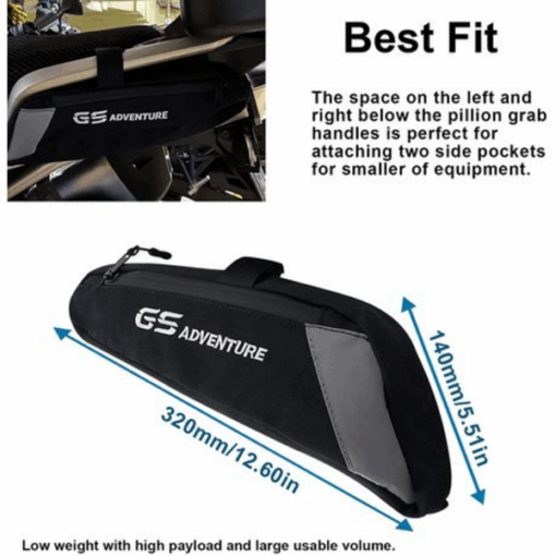 BMW GS 1200 / 1200 GS & GSA Luggage Rack Side Bag - Image 7