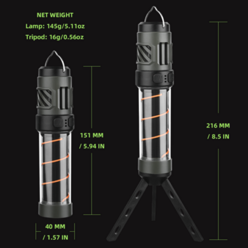 3 in 1 Rechargeable Camping Lamp with Mosquito Repellent - Image 6