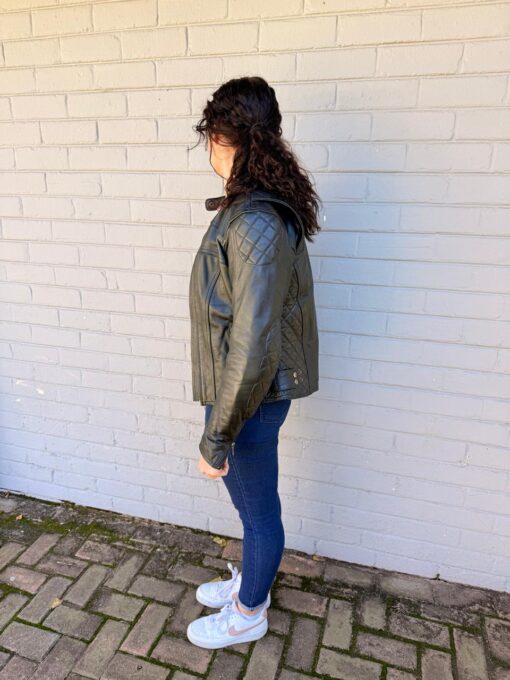 Ladies Leather Nexo Riding Jacket - Image 4