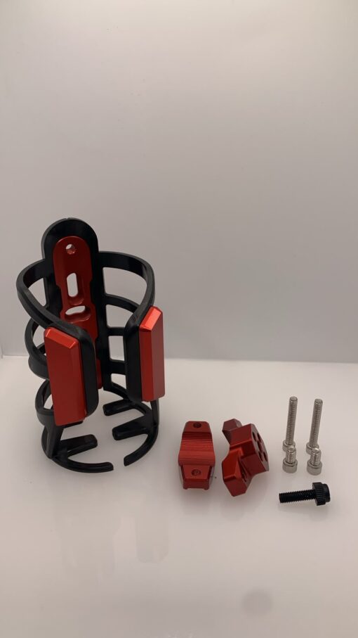 BMW GS Motorcycle Bottle Holder (Red) - Image 2