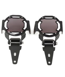 Fog Light Guards Compatible with BMW GS LC Adventure Bikes (Black)